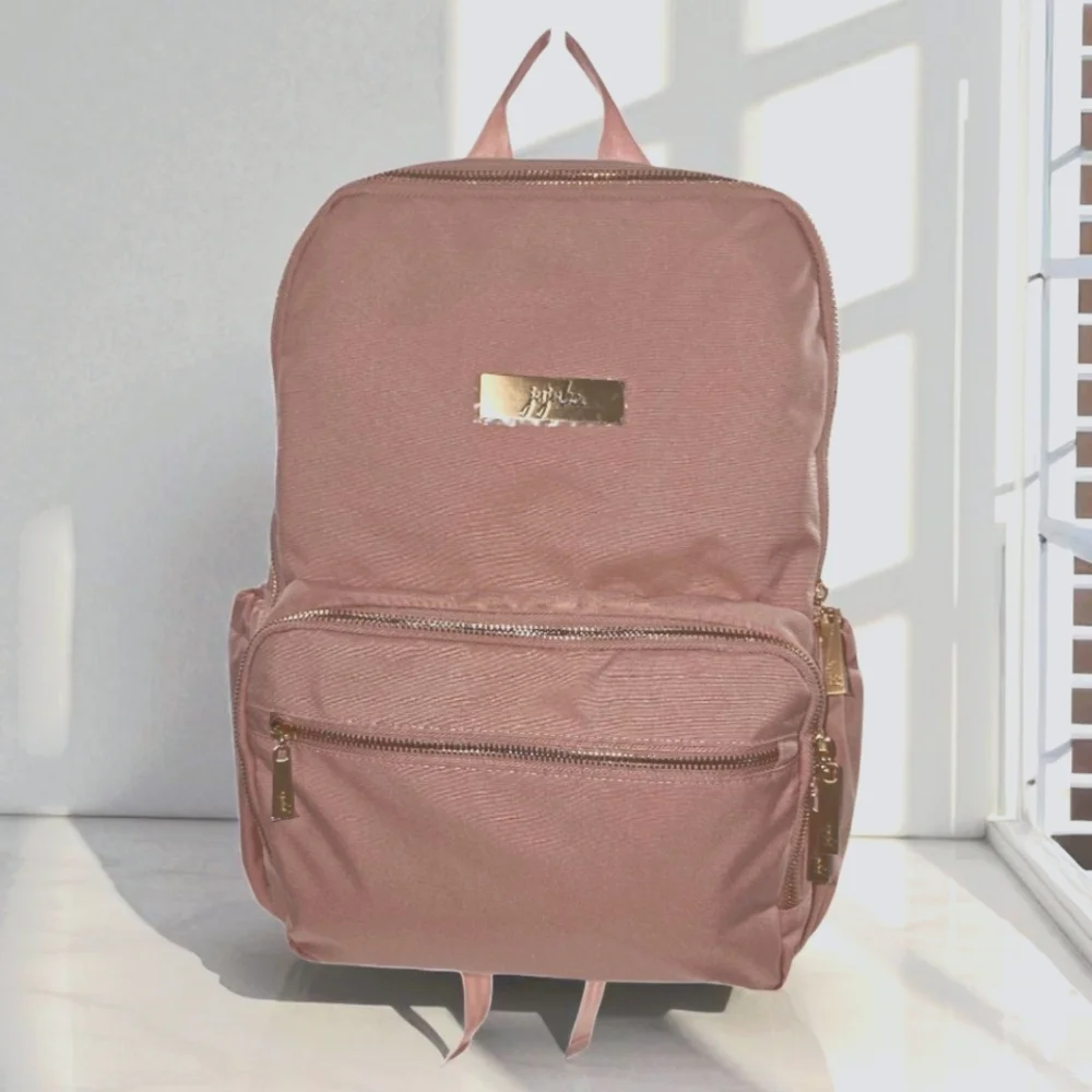 JU-JU-BE ZEALOUS Diaper BAG - Pink Backpack with Adjustable Straps